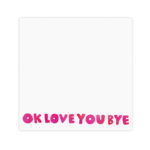 E. Frances Okloveyoubye Notepad
