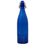 Le Cadeaux Santorini Bottle With Vintage Soda Pop Bottle Closure Blue