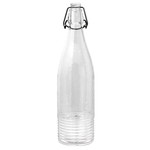 Le Cadeaux Santorini Bottle With Vintage Soda Pop Bottle  Closure Clear