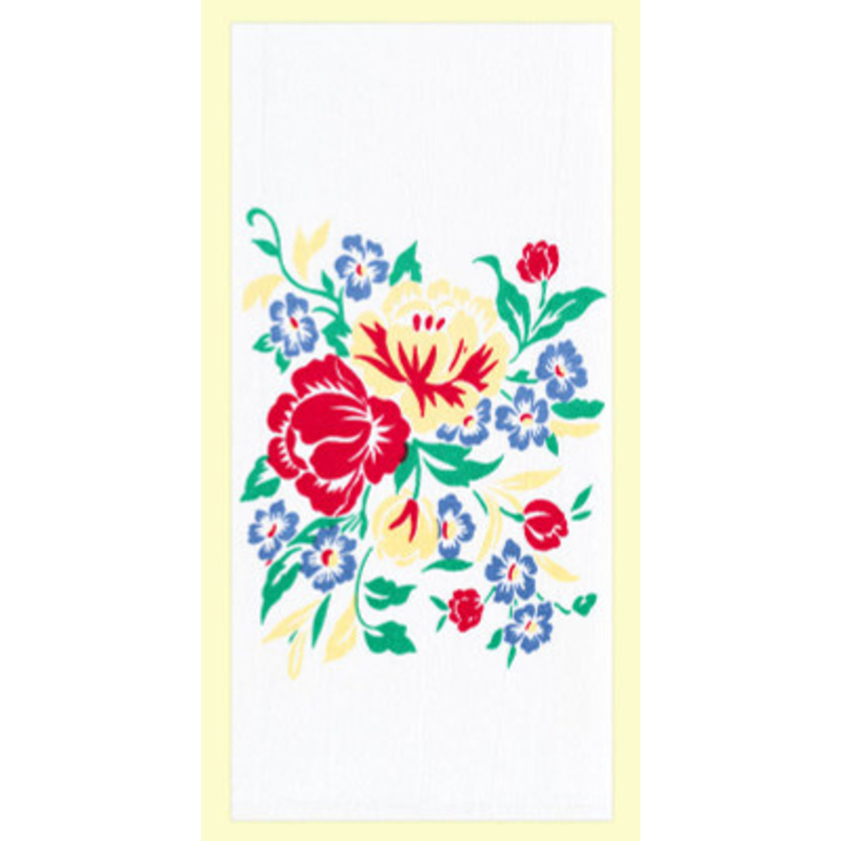 Red and White Kitchen Country Garden Towel