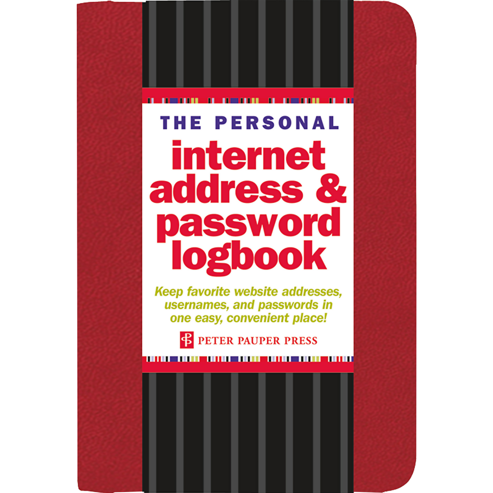 Peter Pauper Press The Personal Internet Address & Password Logbook