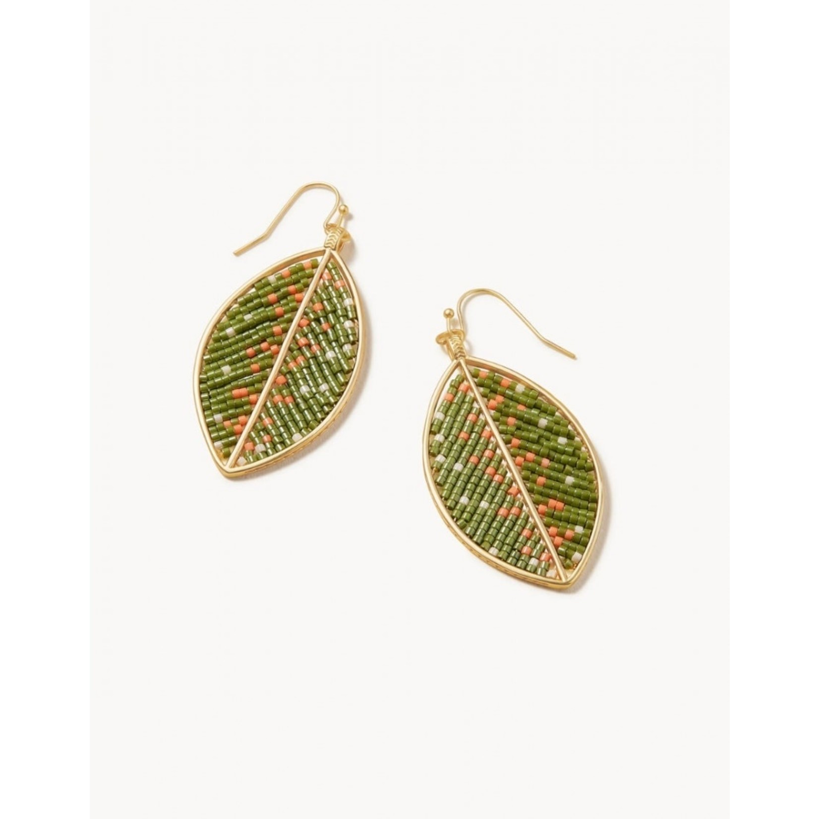Spartina Bitty Bead Earrings Leaves