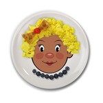 Fred & Friends Fred Ms. Food Face - Dinner Plate