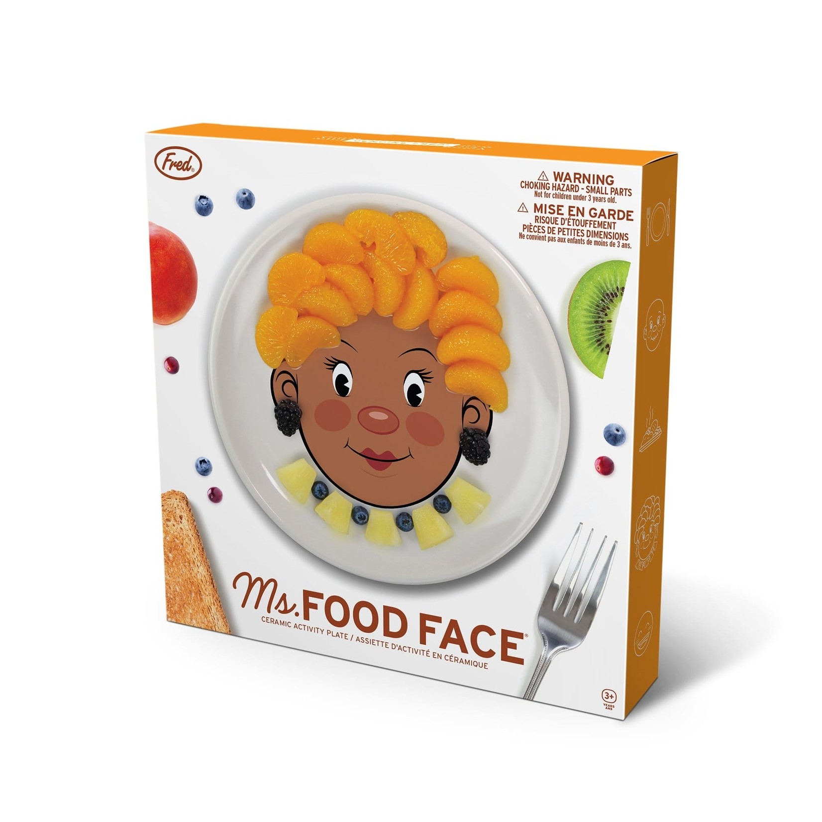 Fred & Friends Fred Ms. Food Face - Dinner Plate