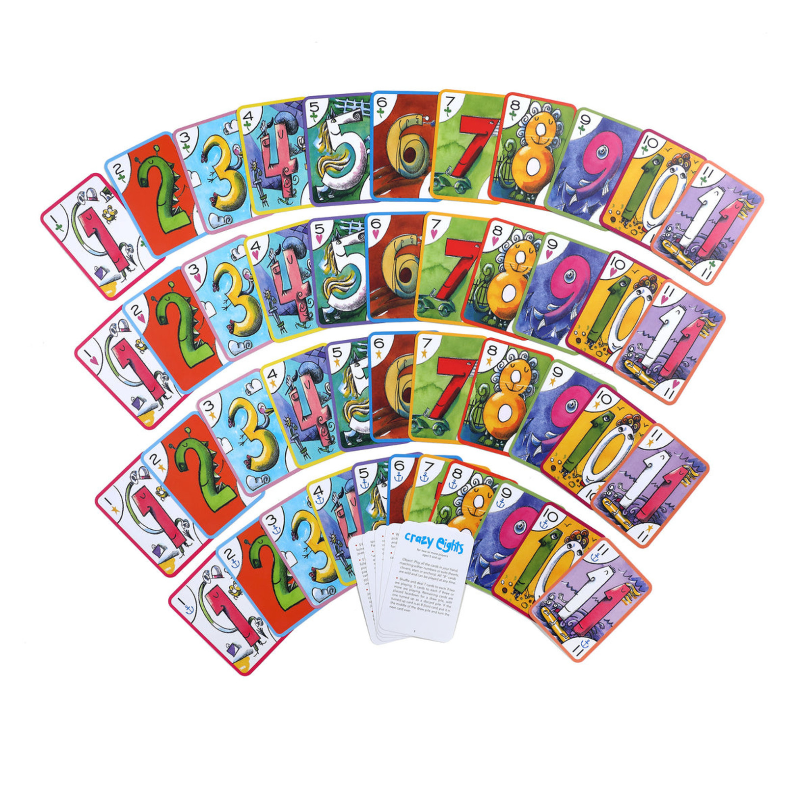 Eeboo Crazy Eights Playing Cards