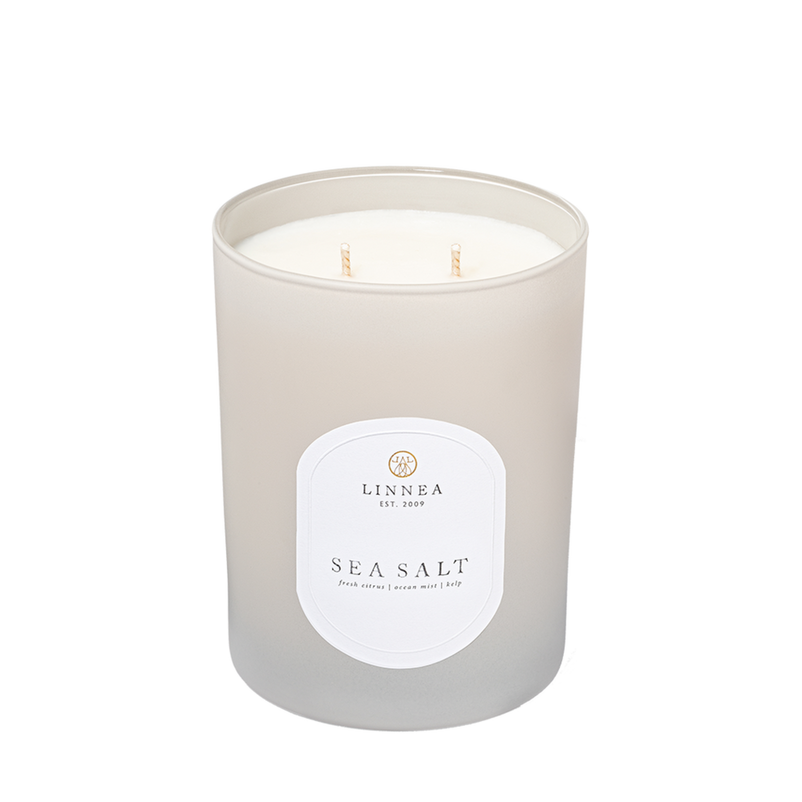 Linnea Linnea Sea Salt Two Wick Candle
