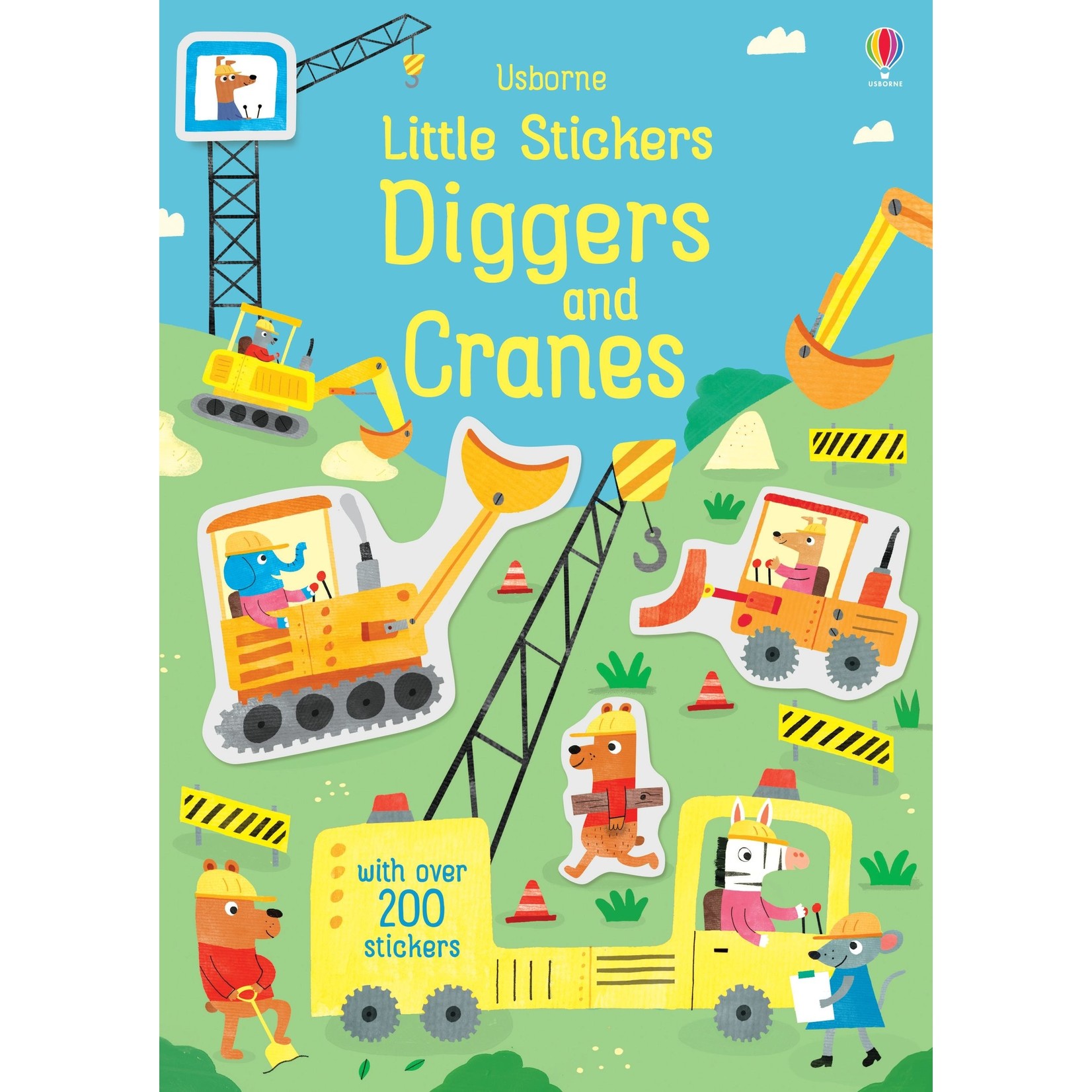 Harper Collins Little First  Stickers Diggers and Cranes