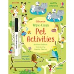 Usborne Publishing Wipe-Clean Pet Activities
