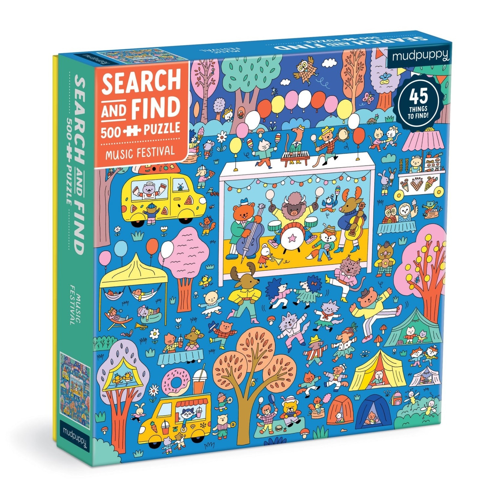 Hachette Book Group Search and Find  500 Piece Puzzle Music Festival