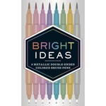 Hachette Book Group Bright Ideas 8 Metallic Brush Pens