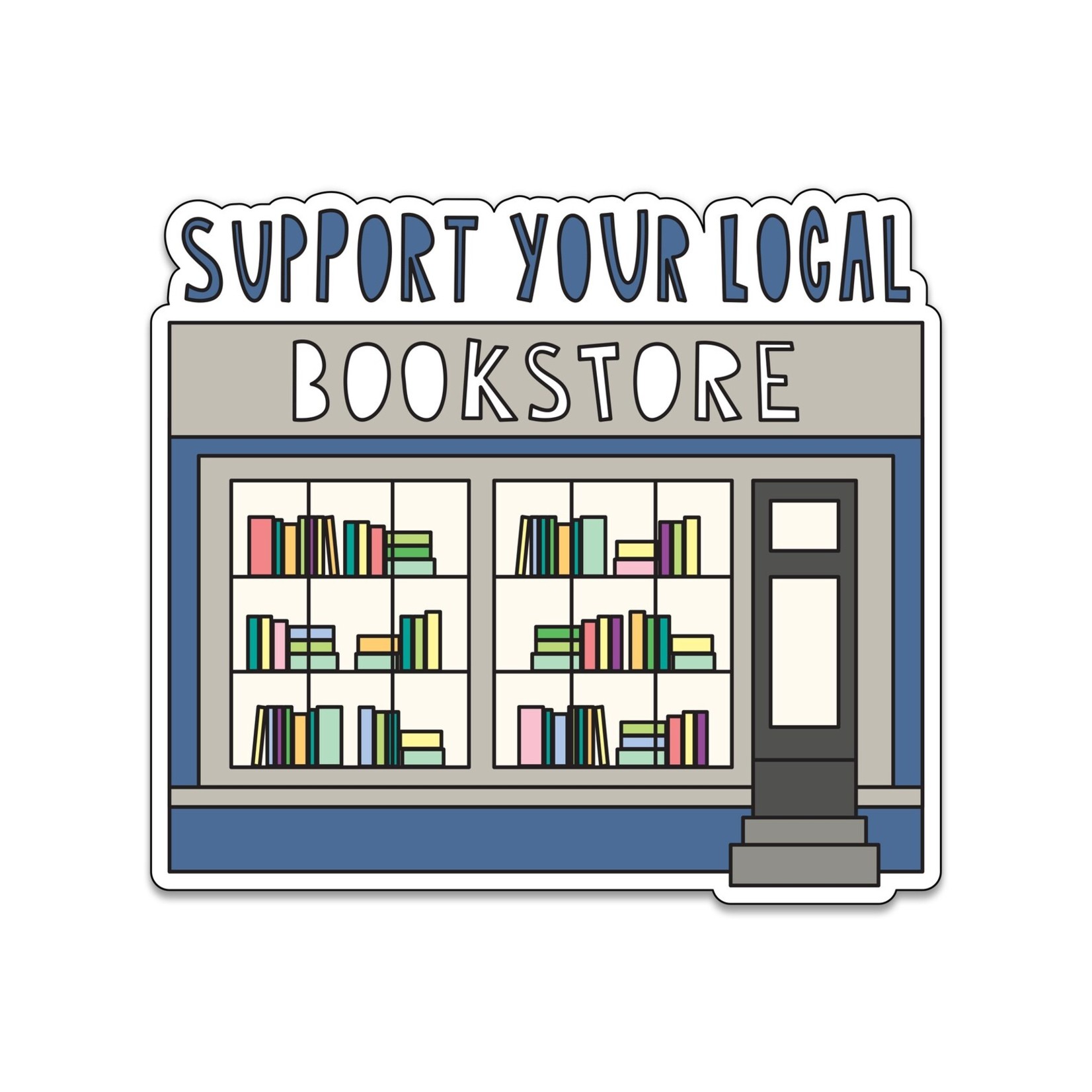 Near Modern Disaster Support Your Local Bookstore vinyl sticker