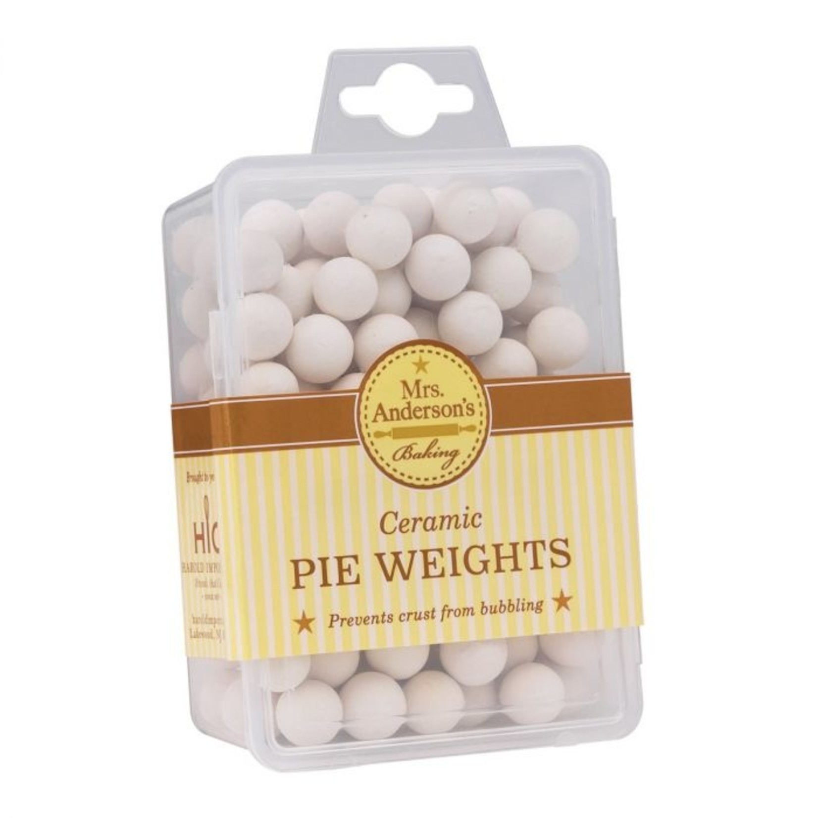 HIC Harold Import Co Mrs. Anderson's Baking Ceramic Pie Weights, 1.5 Lbs.