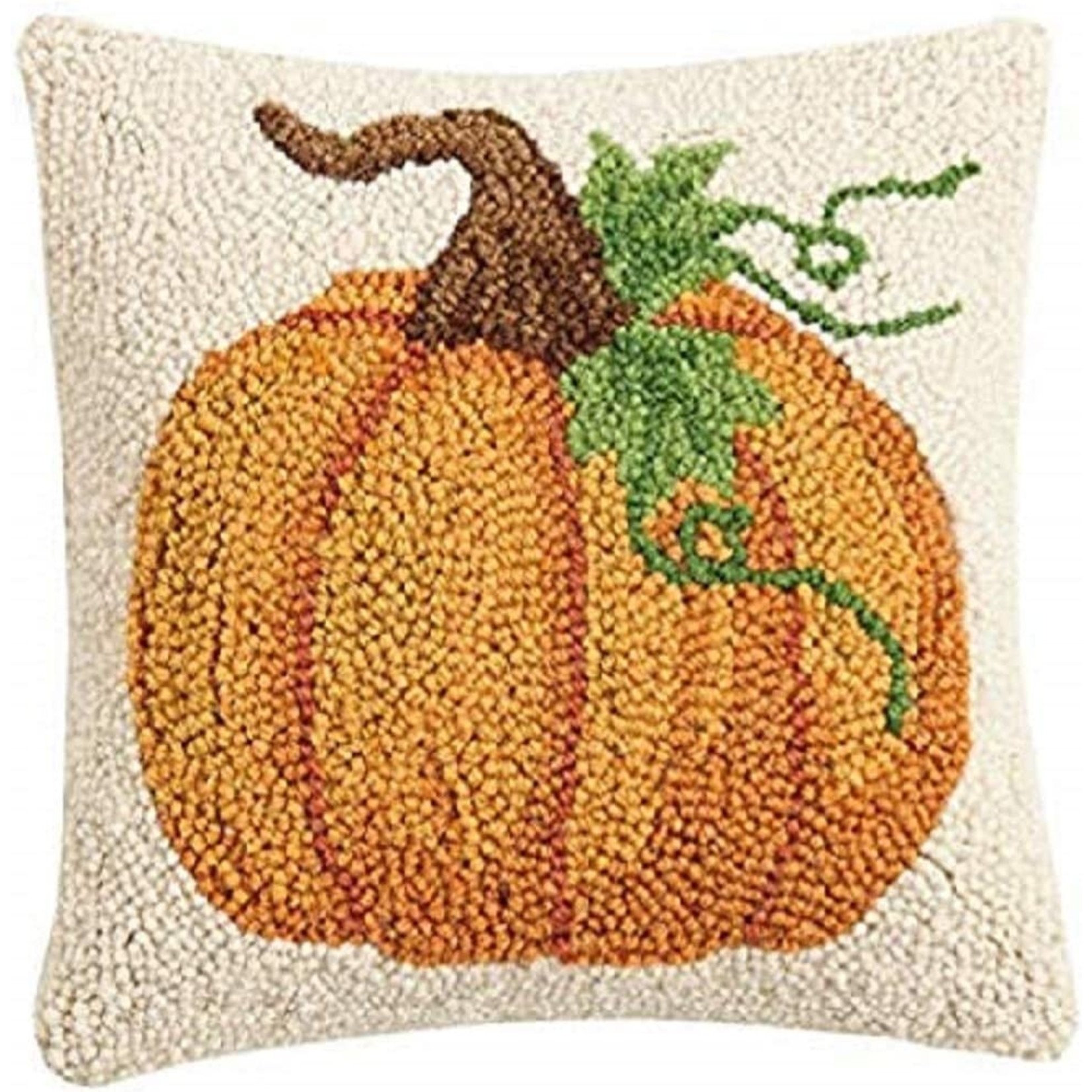 Peking Handicraft Pumpkin Hook Pillow 10 x 10