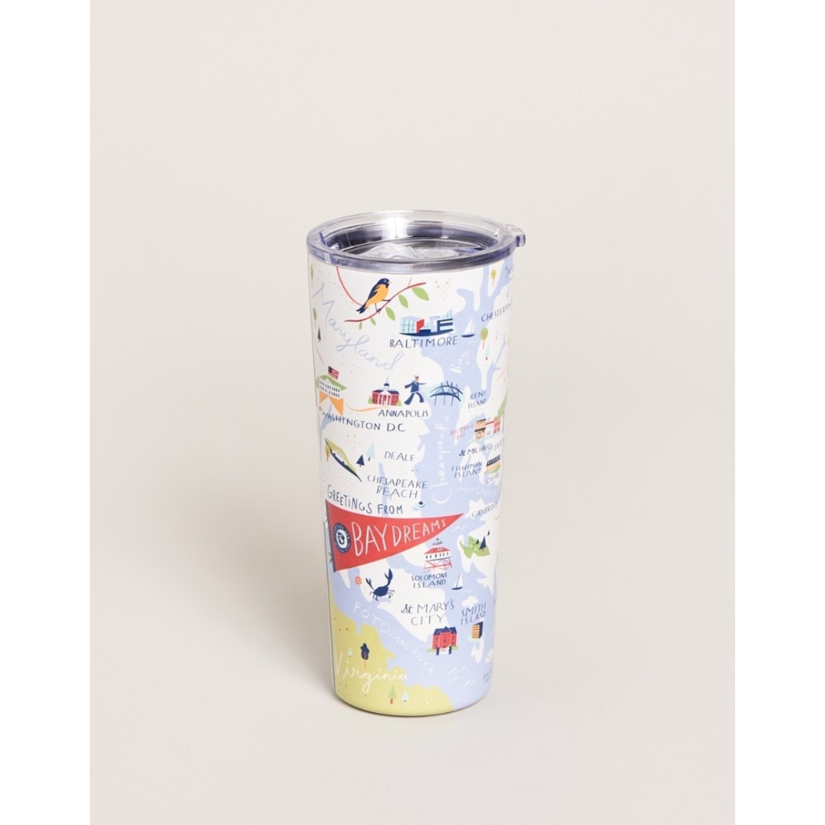 Spartina Bay Dreams Stainless Steel Drink Tumbler