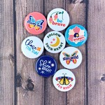 Ruth & Dottie Ruth & Dottie 1-inch Pins - Set of 8