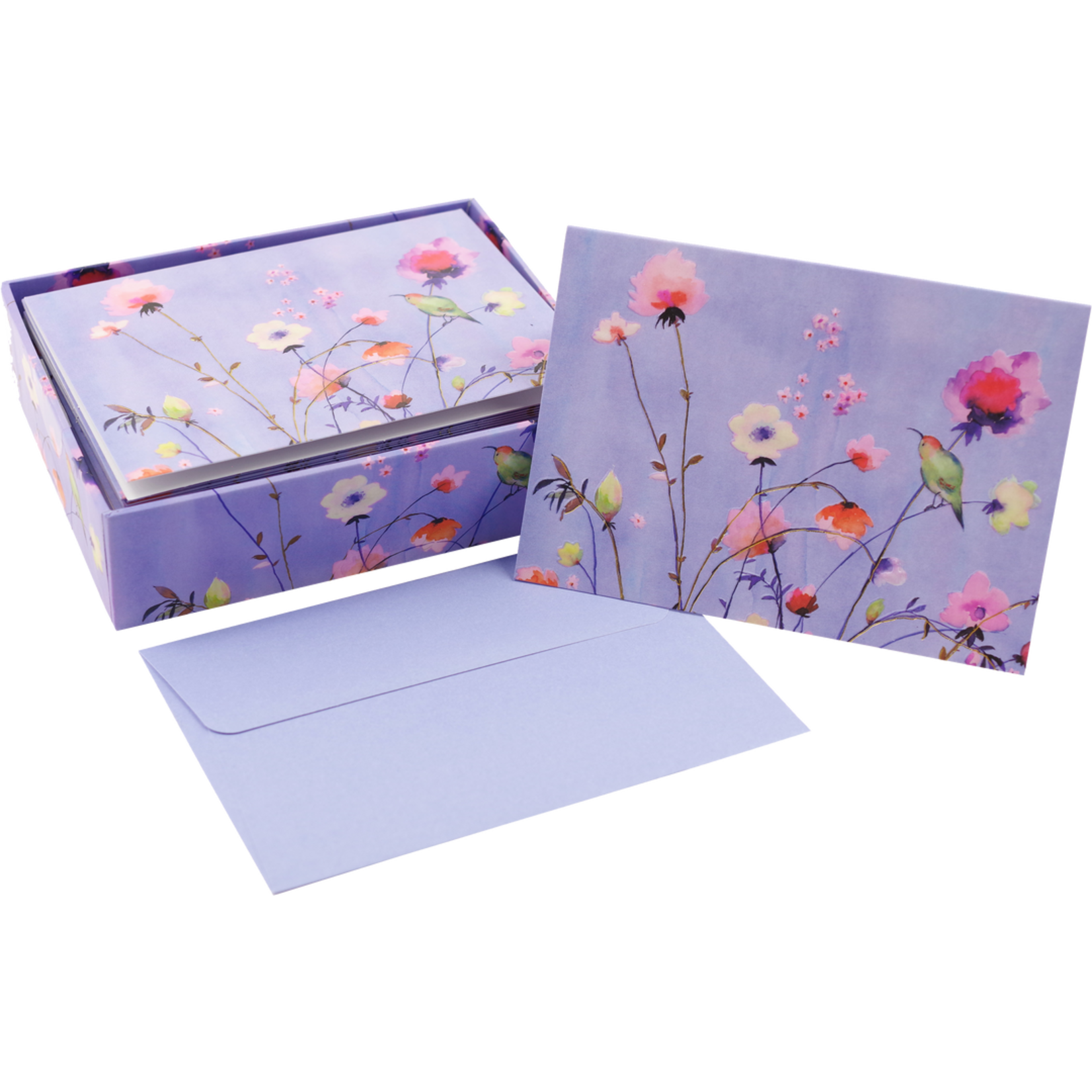 Peter Pauper Press Lavender Wildflower Note Card