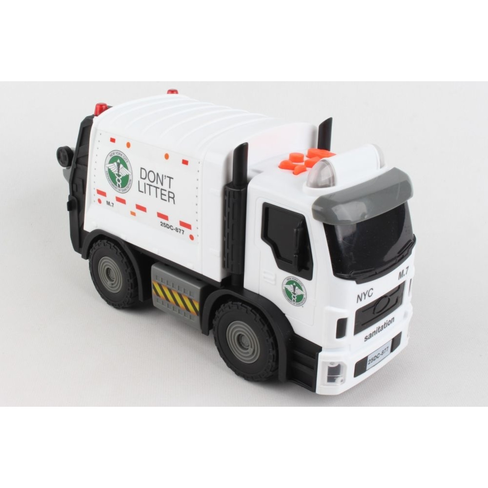 Daron Worldwide NY Motorized Garbage Truck with Lights and Sound