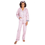 P.J. Salvage PJ. Salvage Blush Bandana Pattern Flannel Pajama set