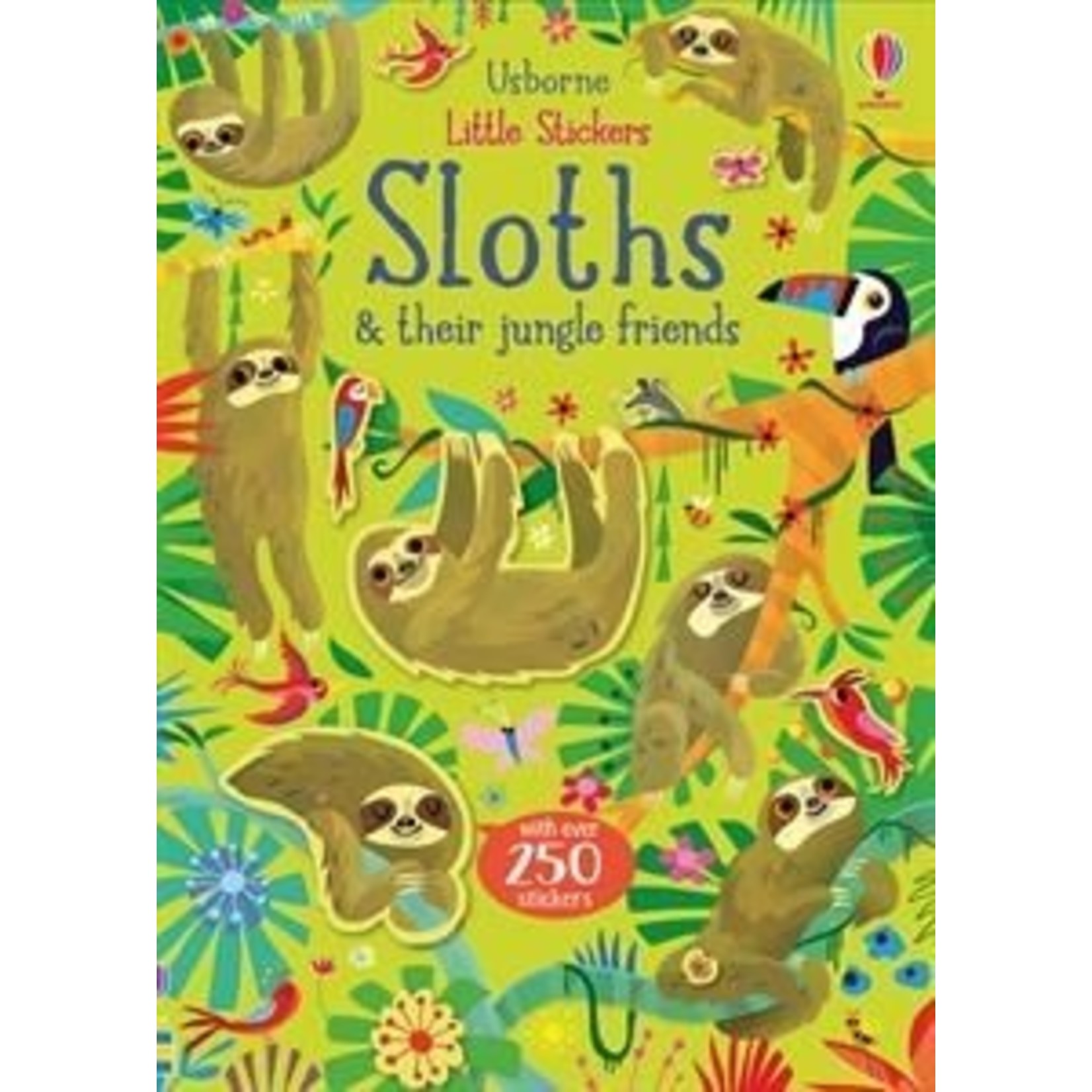 Usborne Publishing Usborne Little  Stickers Sloth & their jungle friends Book