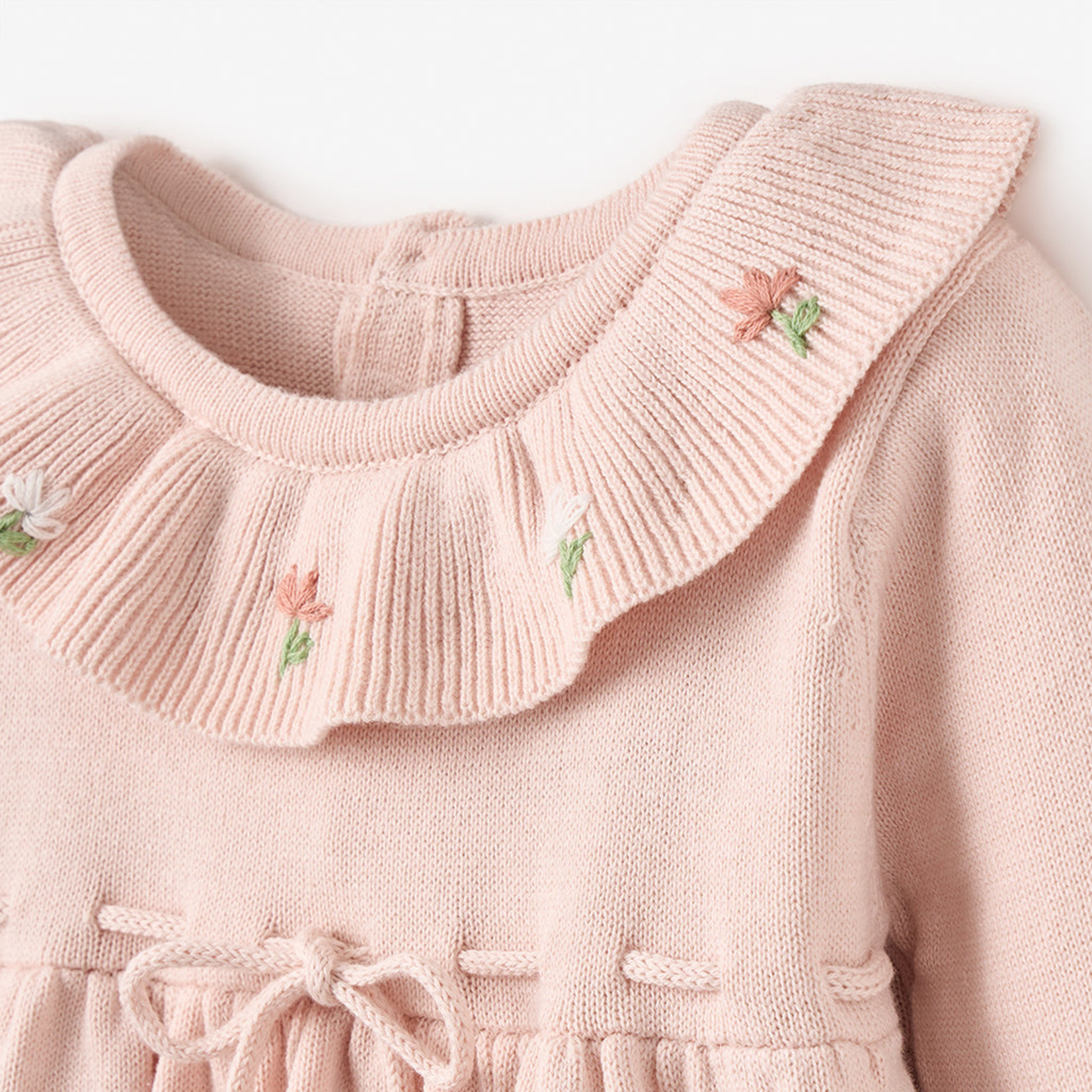 Elegant Baby Meadow Flower Dress w/Bloomer Pink 3-6M