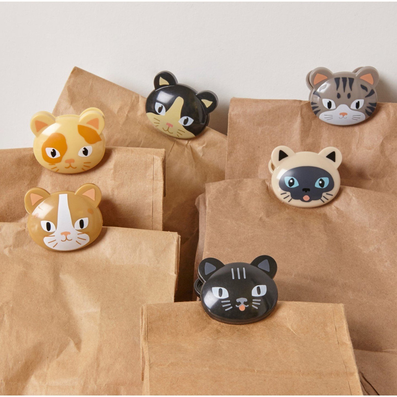 Kikkerland Cat Bag Clips