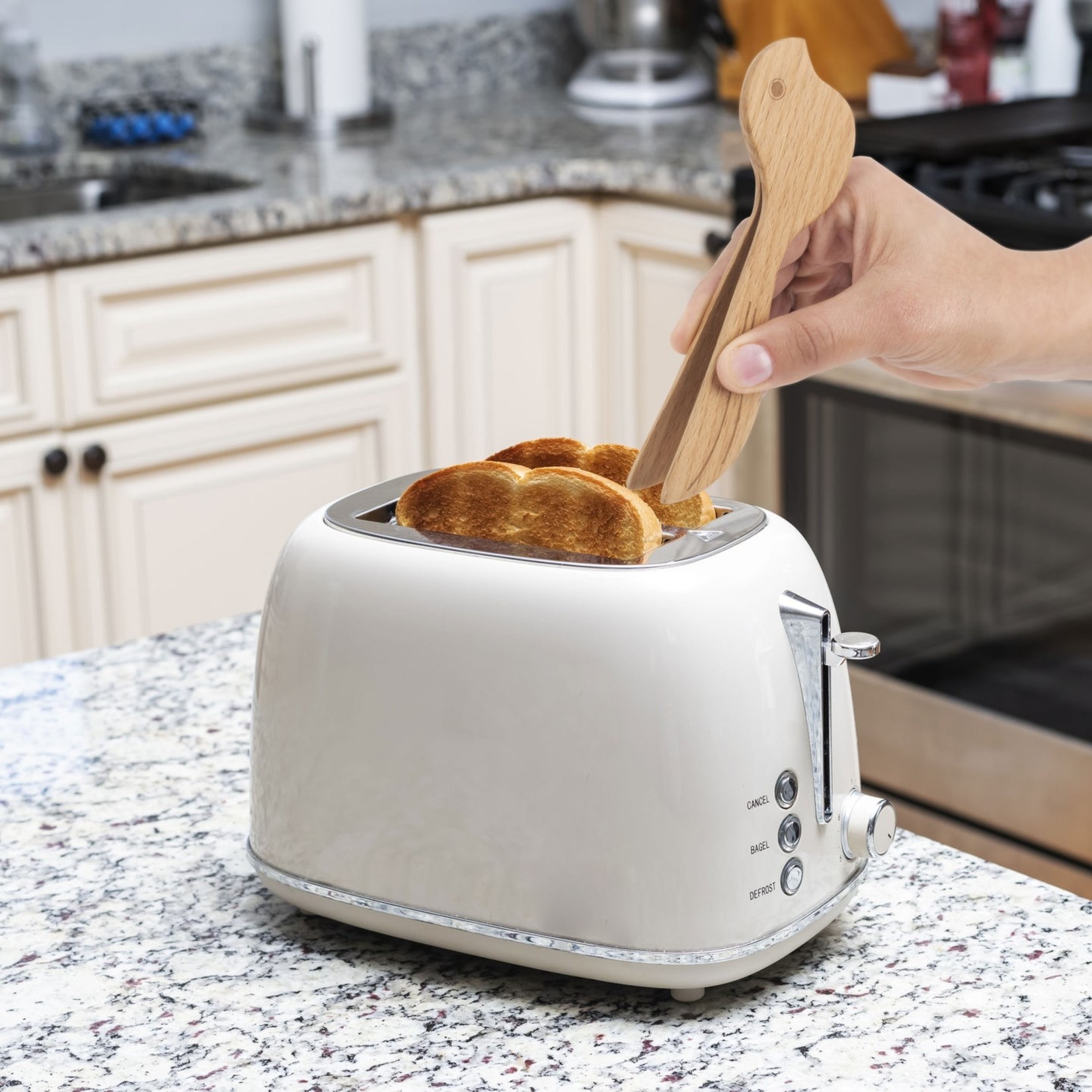 Kikkerland Bird Toaster Tongs