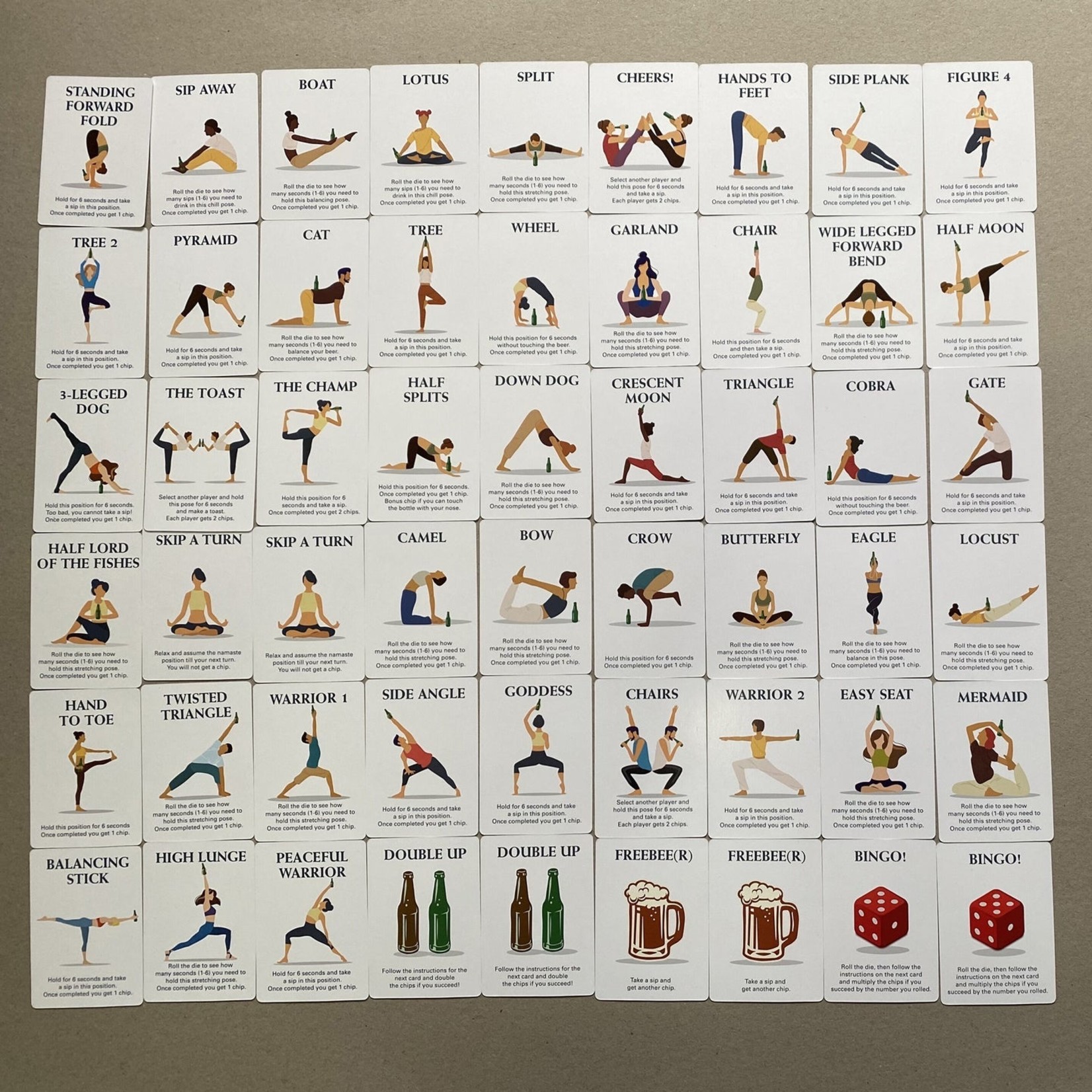 Kikkerland Beer Yoga