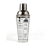 Kikkerland Mix Master Cocktail Shaker 16 oz