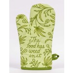Blue Q Blue Q Food Has Weed In It Oven Mitt