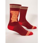 Blue Q Blue Q Teachers Socks 'Cause Teachers Rock! M-Crew Socks