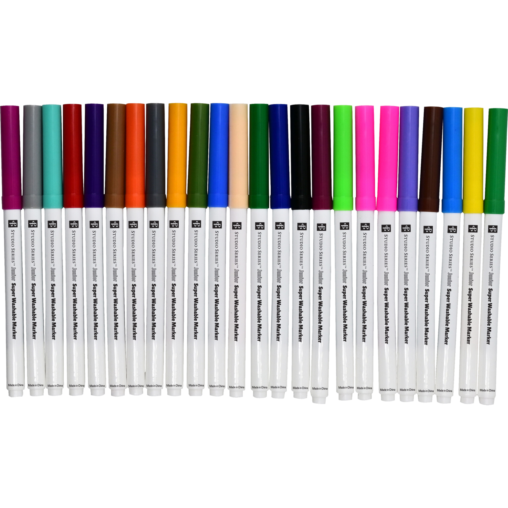 Peter Pauper Press Super Washable Markers (Set of 24 Colors)