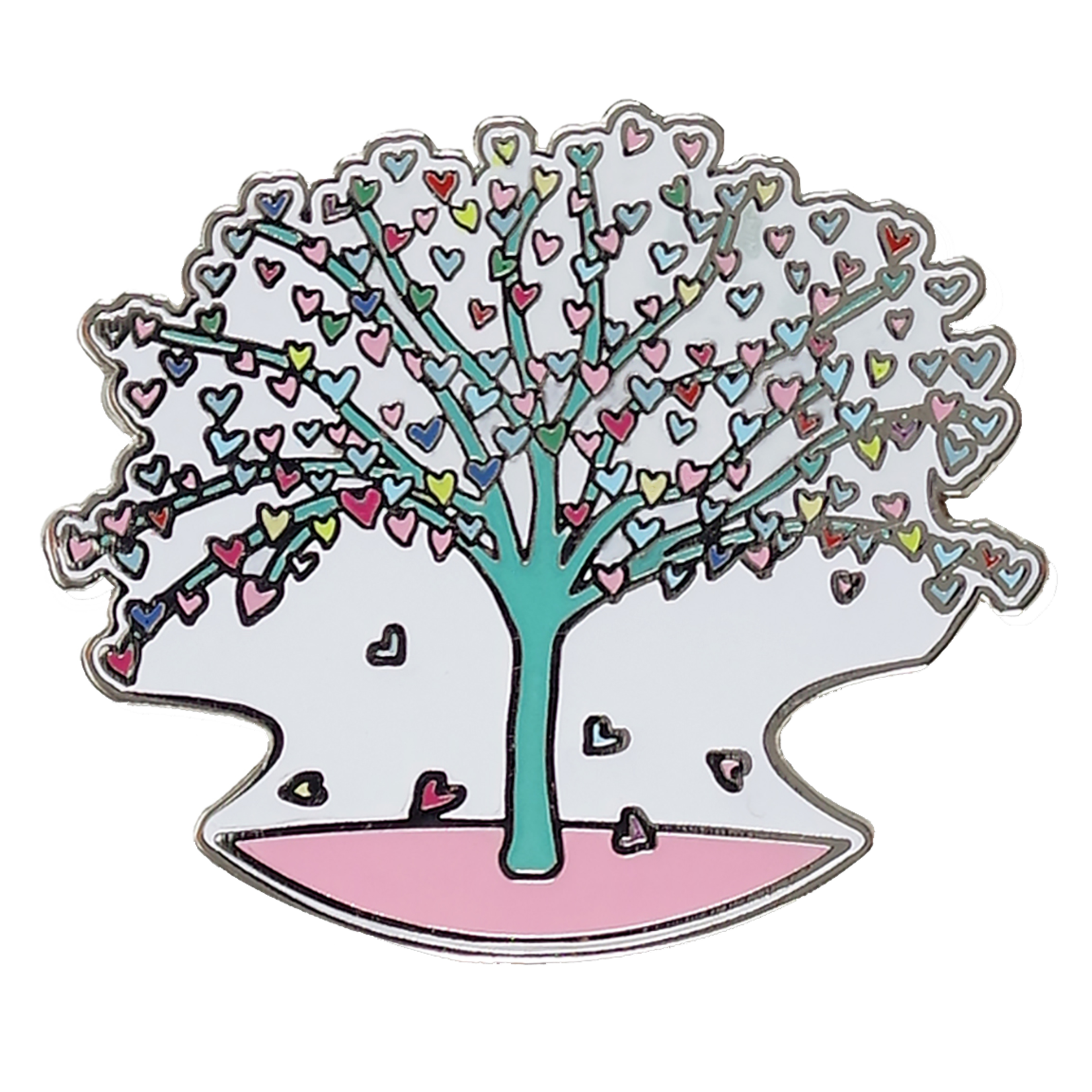 Peter Pauper Press Tree of Hearts Enamel Pin