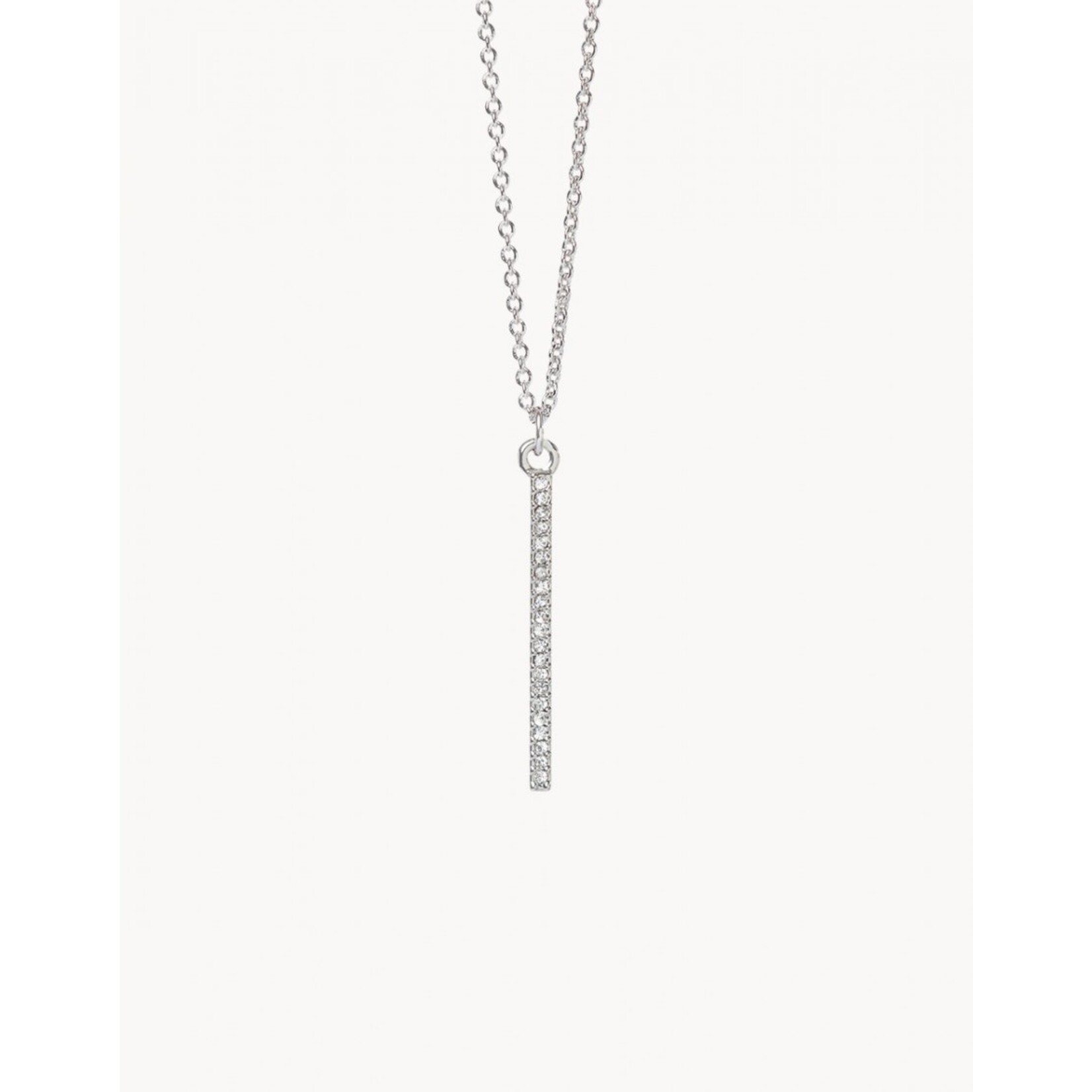 Spartina Spartina Sea La Vie Unstoppable 18" Necklace - Vertical Bar Silver