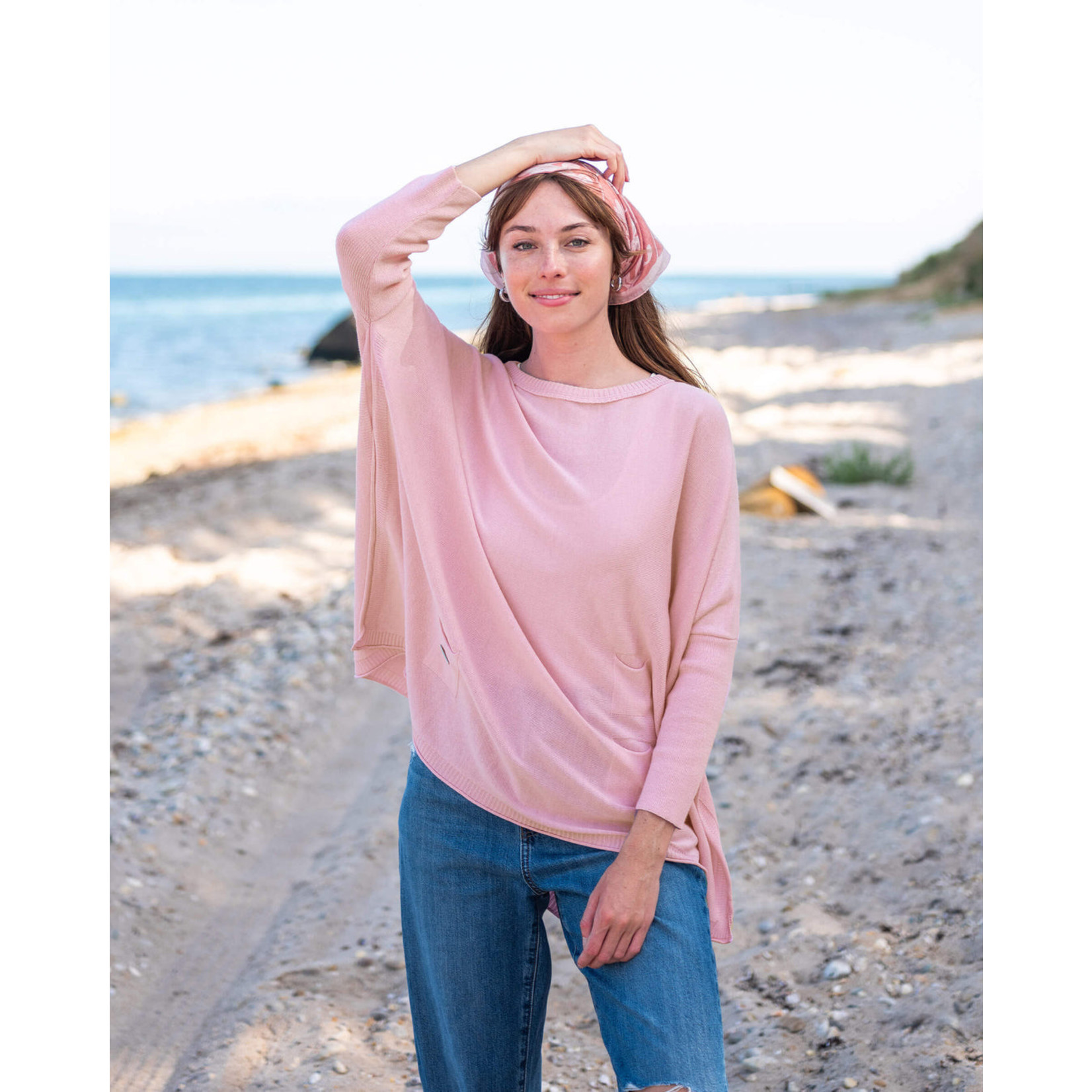 Mer-Sea Impatiens Pink Catalina Sweater