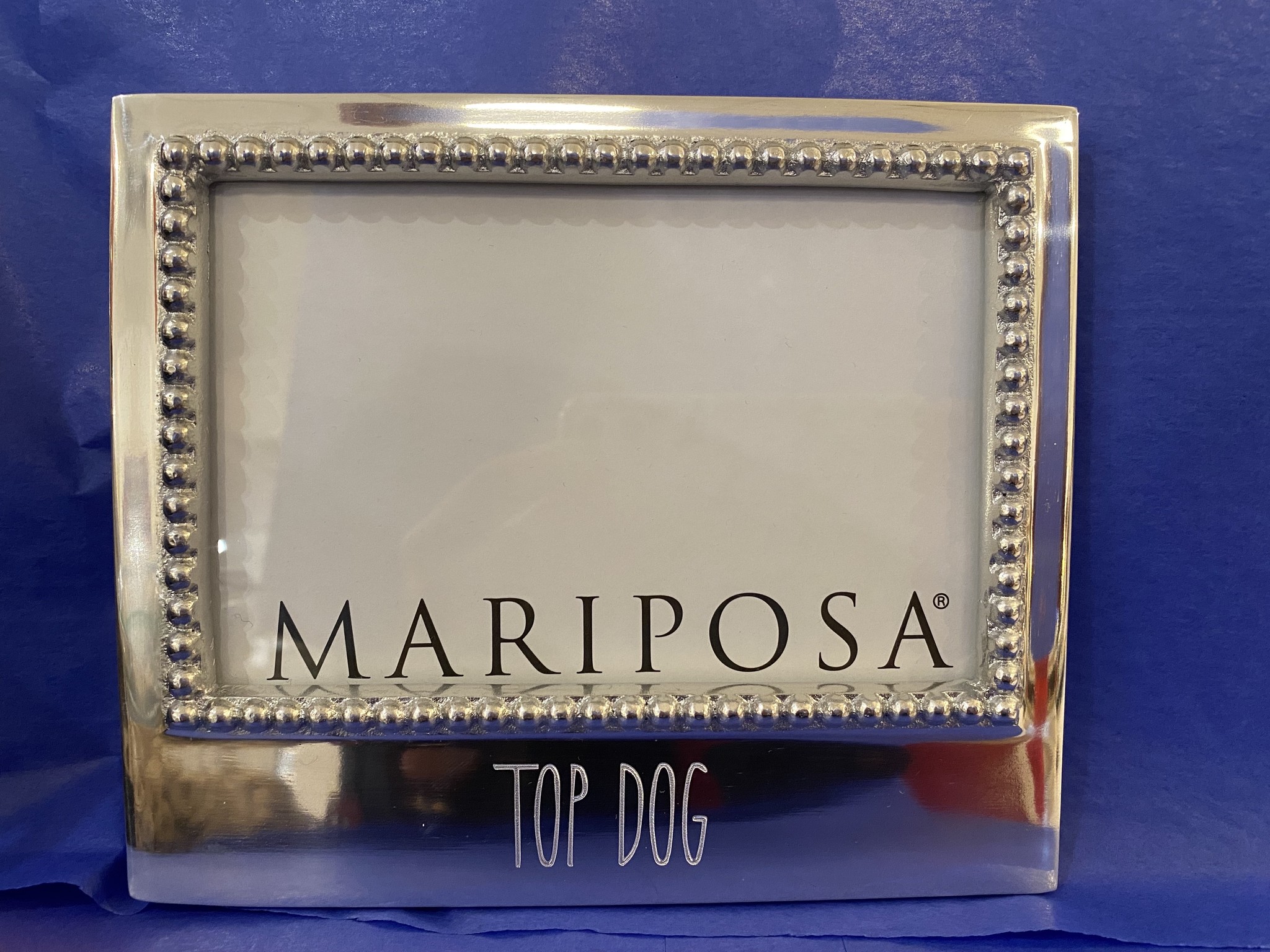 https://cdn.shoplightspeed.com/shops/653227/files/52272383/mariposa-mariposa-top-dog-4x6-beaded-frame.jpg