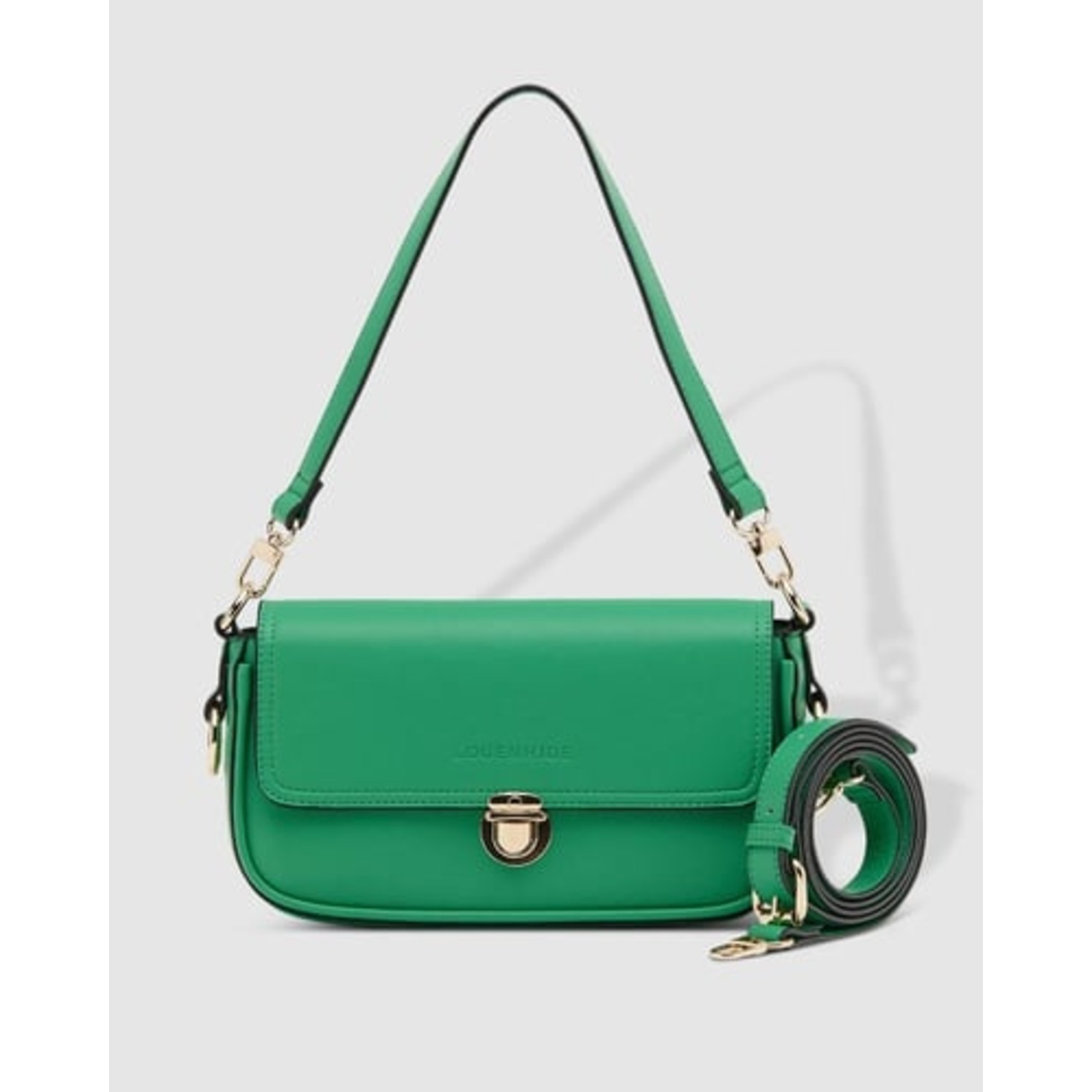 Green with Blue Top Crossbody Bag