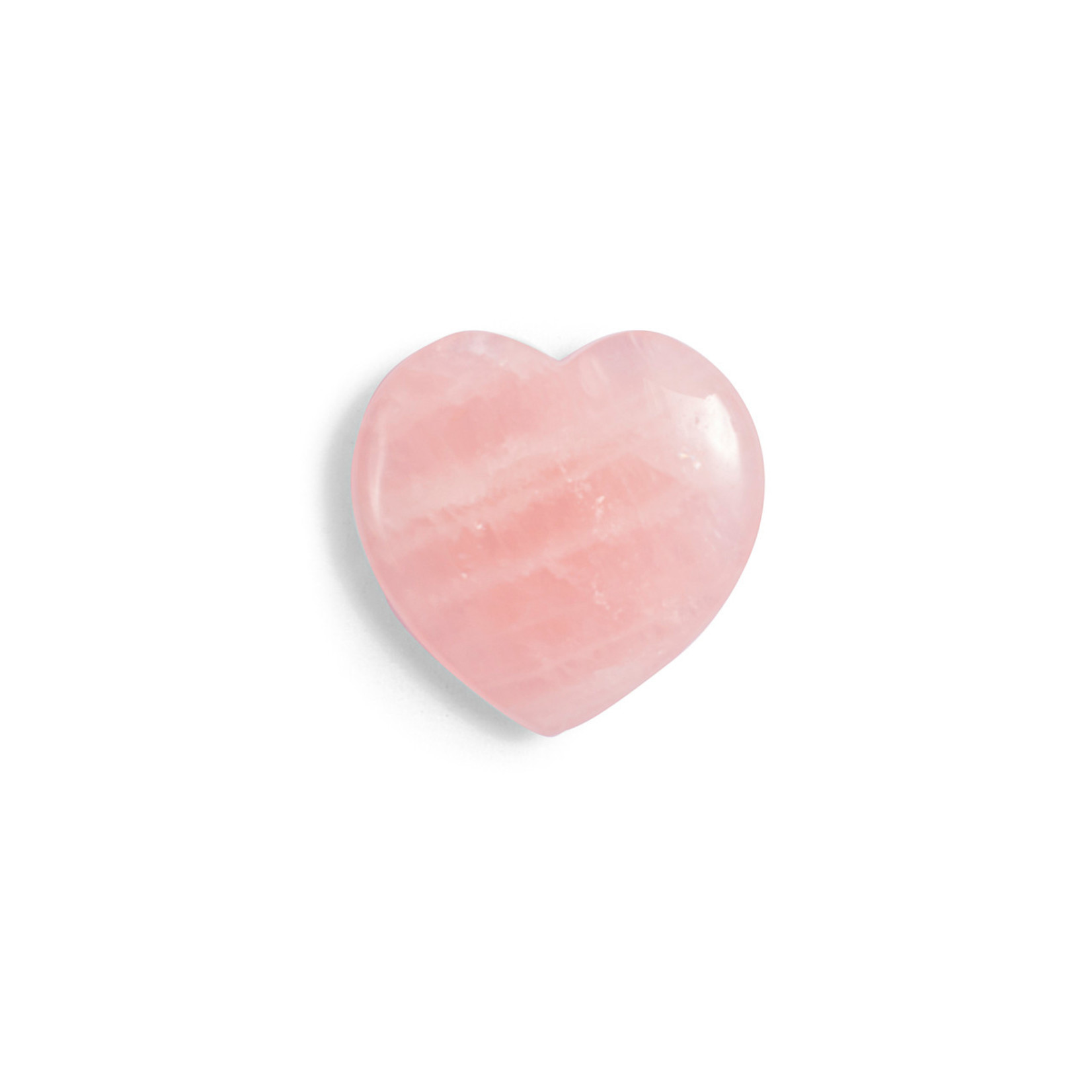 Sugarboo & Co. Rose Quartz Flat Stone Heart