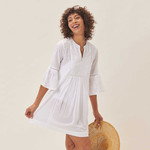 Rockflowerpaper White Eyelet Beach Dress