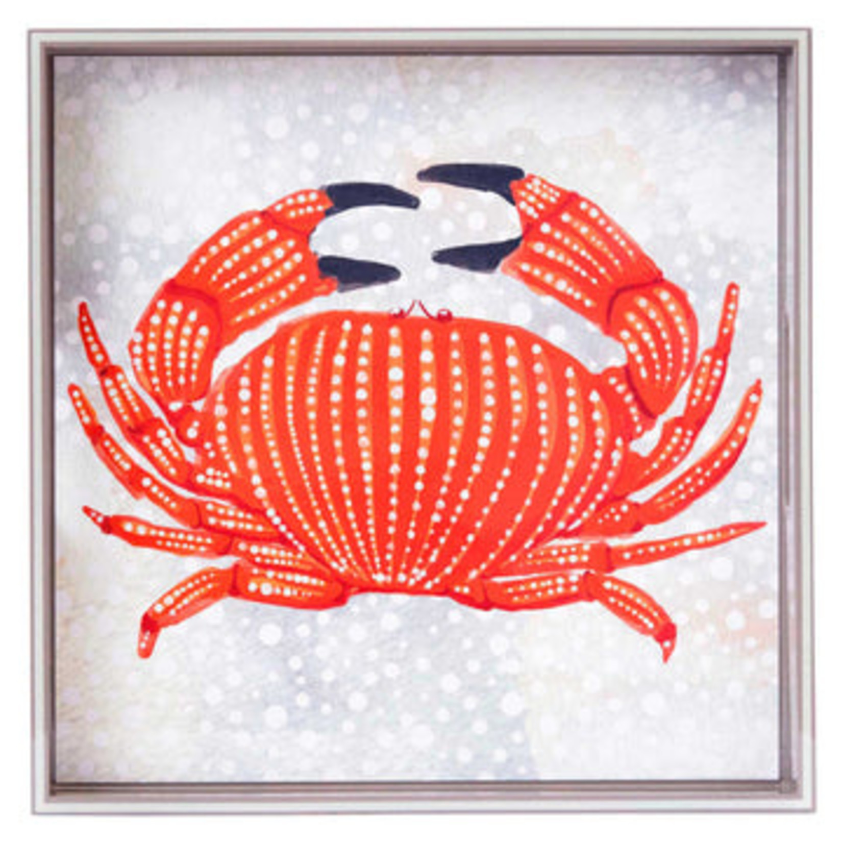 Rockflowerpaper Crab 15 Inch Square Tray