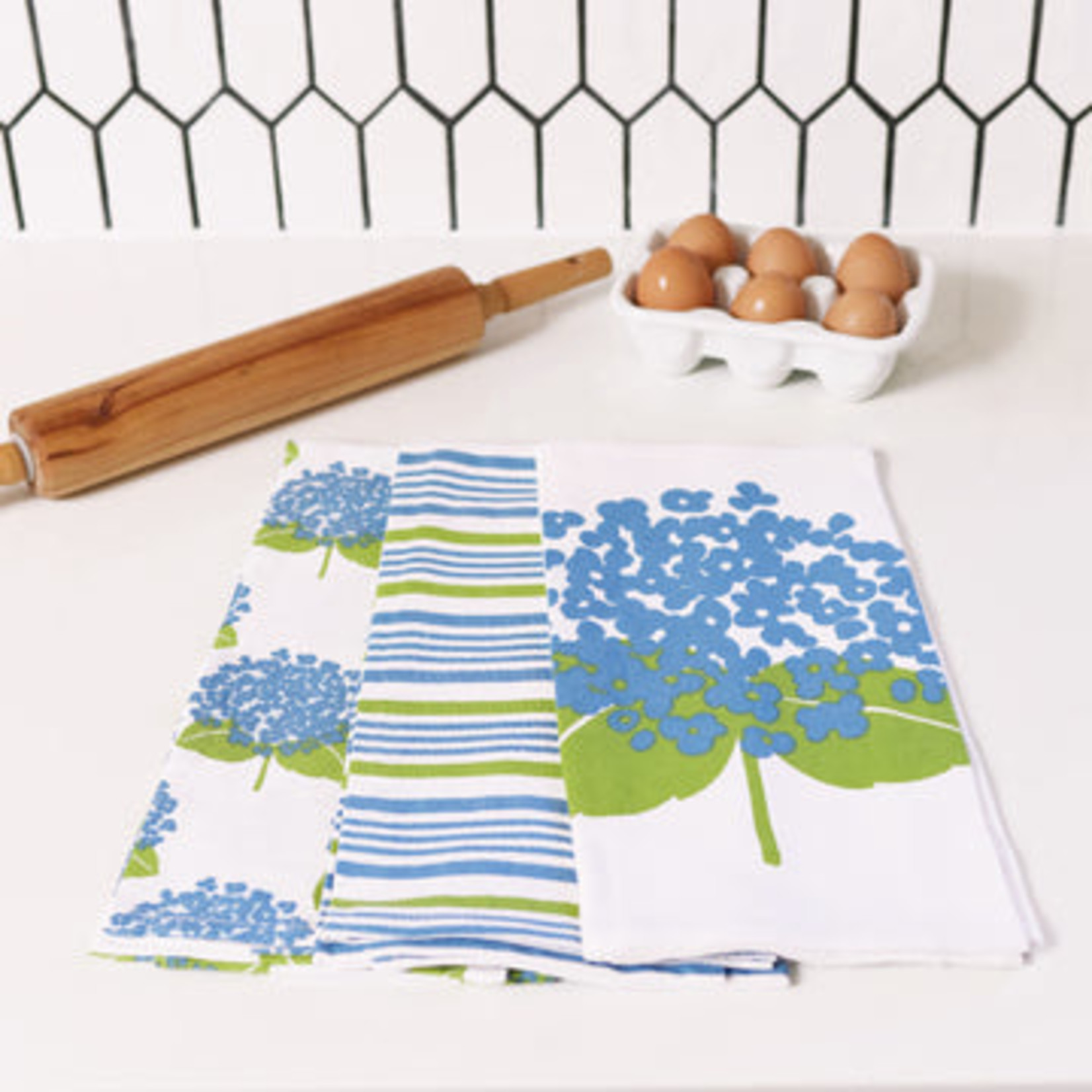 Rockflowerpaper Rockflowerpaper Cotton Kitchen Towels-  Set of 3