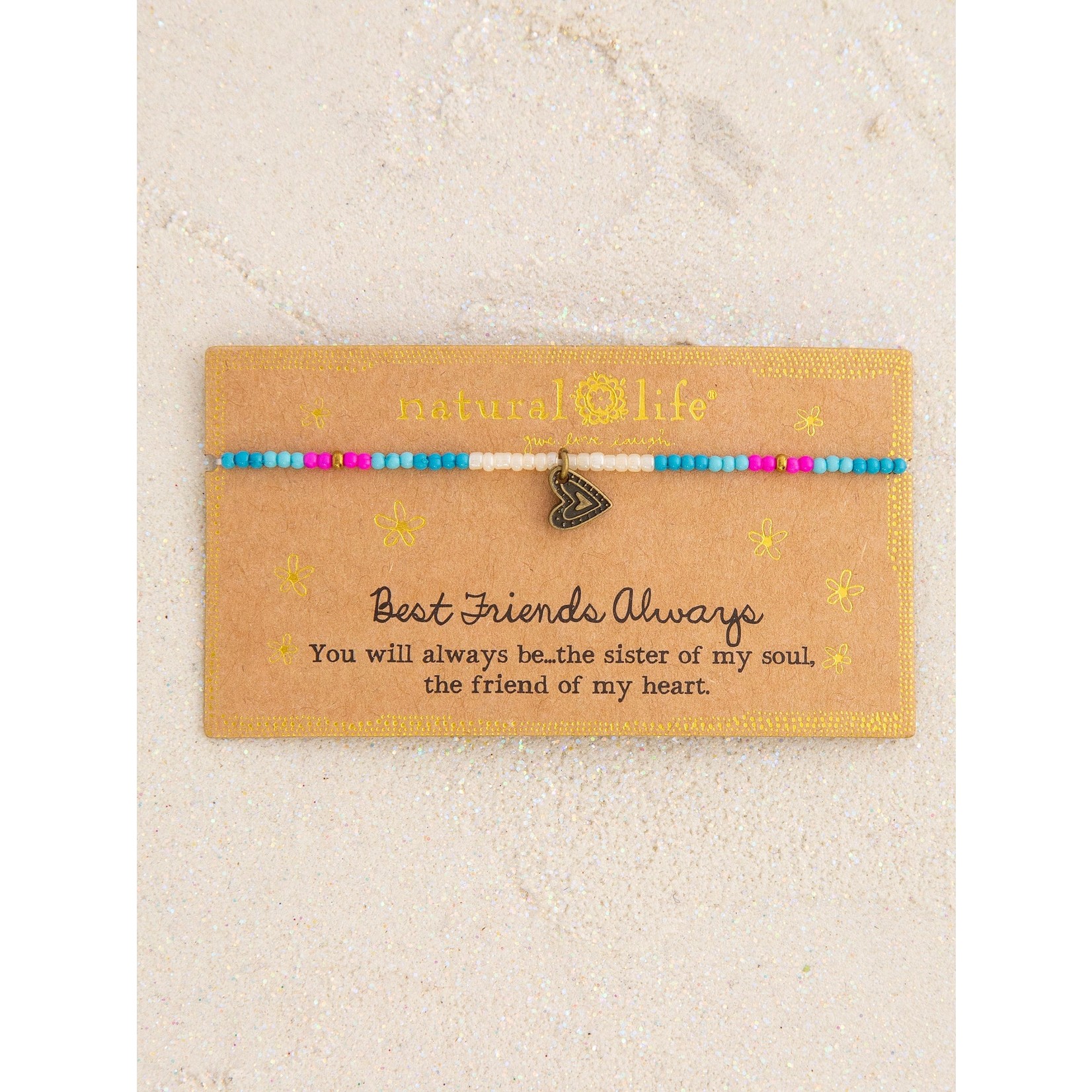 Natural Life Giving Beaded Bracelet - Best Friend