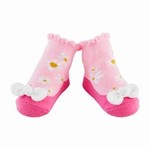 Mud Pie Pink Daisy Socks