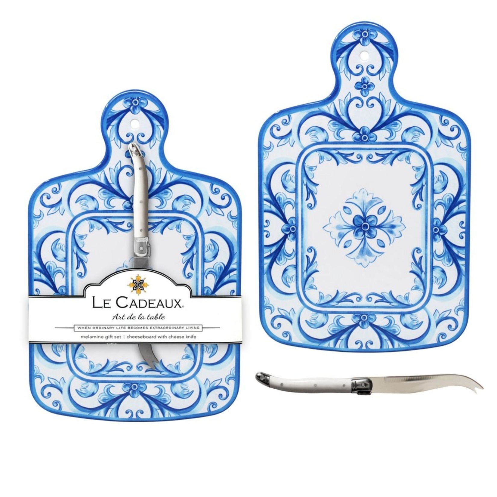 Le Cadeaux Le Cadeaux Mallorca Cheese Board with Cheese Knife Gift Set