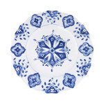 Le Cadeaux Le Cadeaux Moroccan Blue Dinner Plate