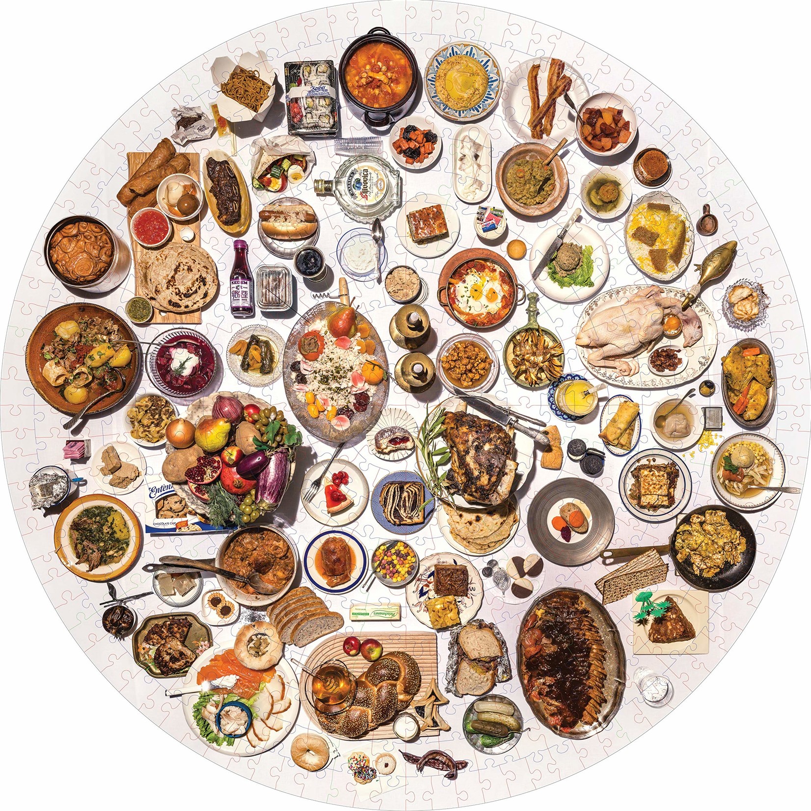Artisan Puzzles The 100 Most Jewish Foods Puzzle