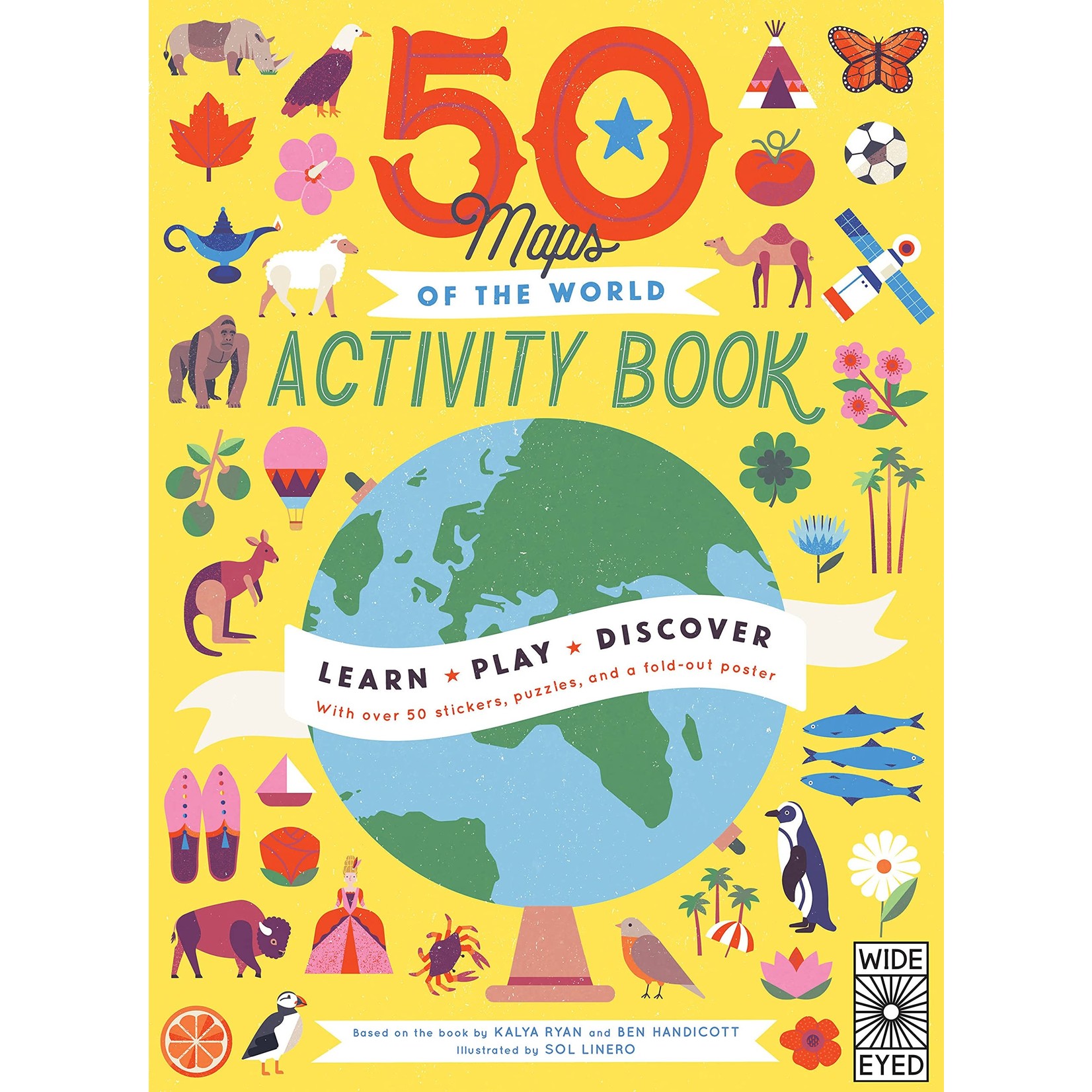 Hachette Book Group 50 Maps of The World Activity Book
