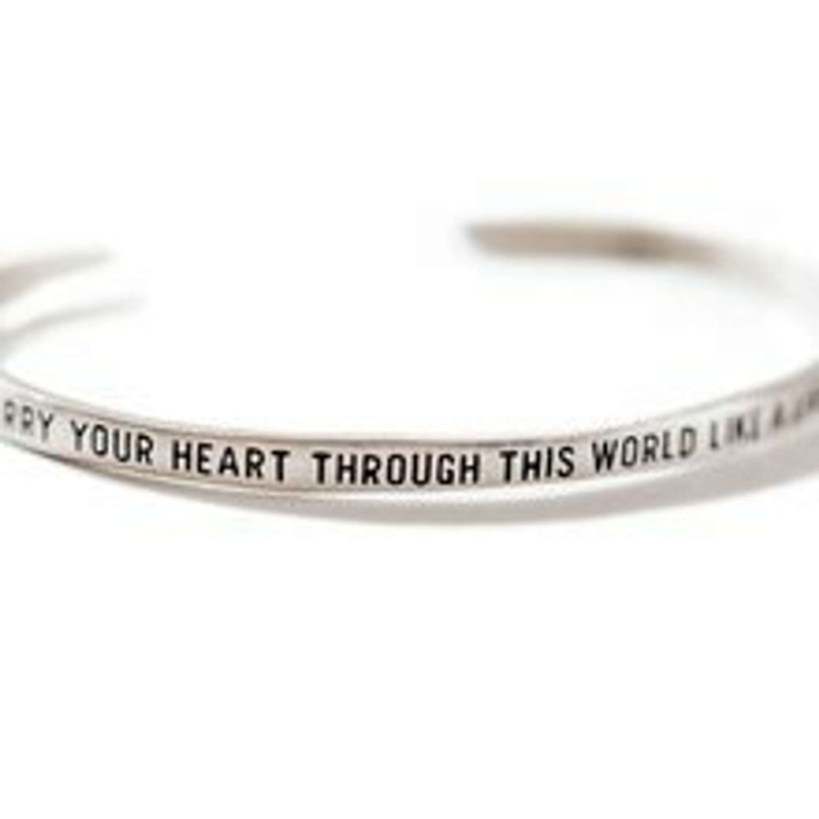 Sugarboo & Co. Sterling Silver - Carry Your Heart Cuff Bracelet