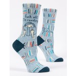 Blue Q Blue Q Fuck Off, I'm Reading W-Crew Socks