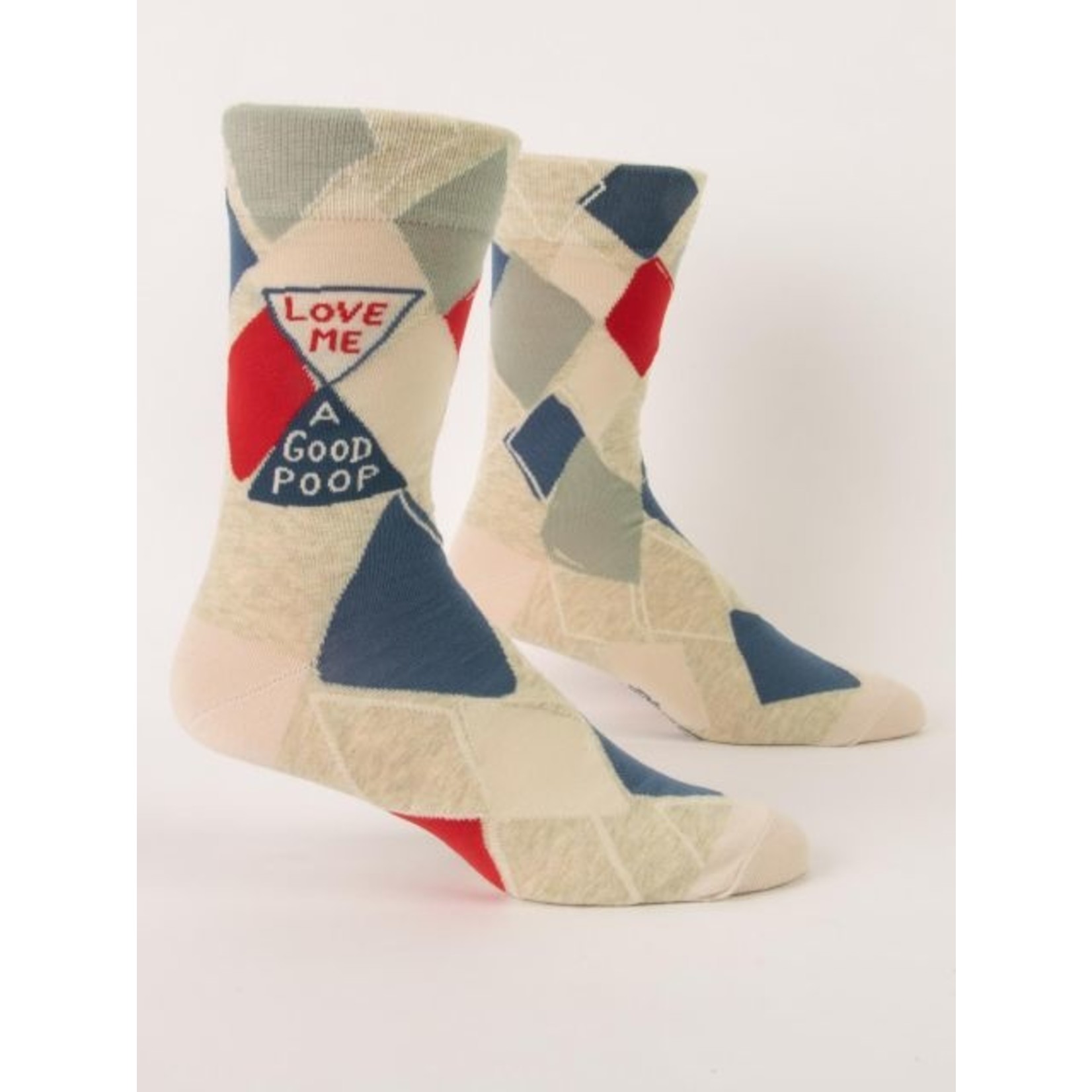 Blue Q Blue Q Love Me a Good Poop Men's Socks