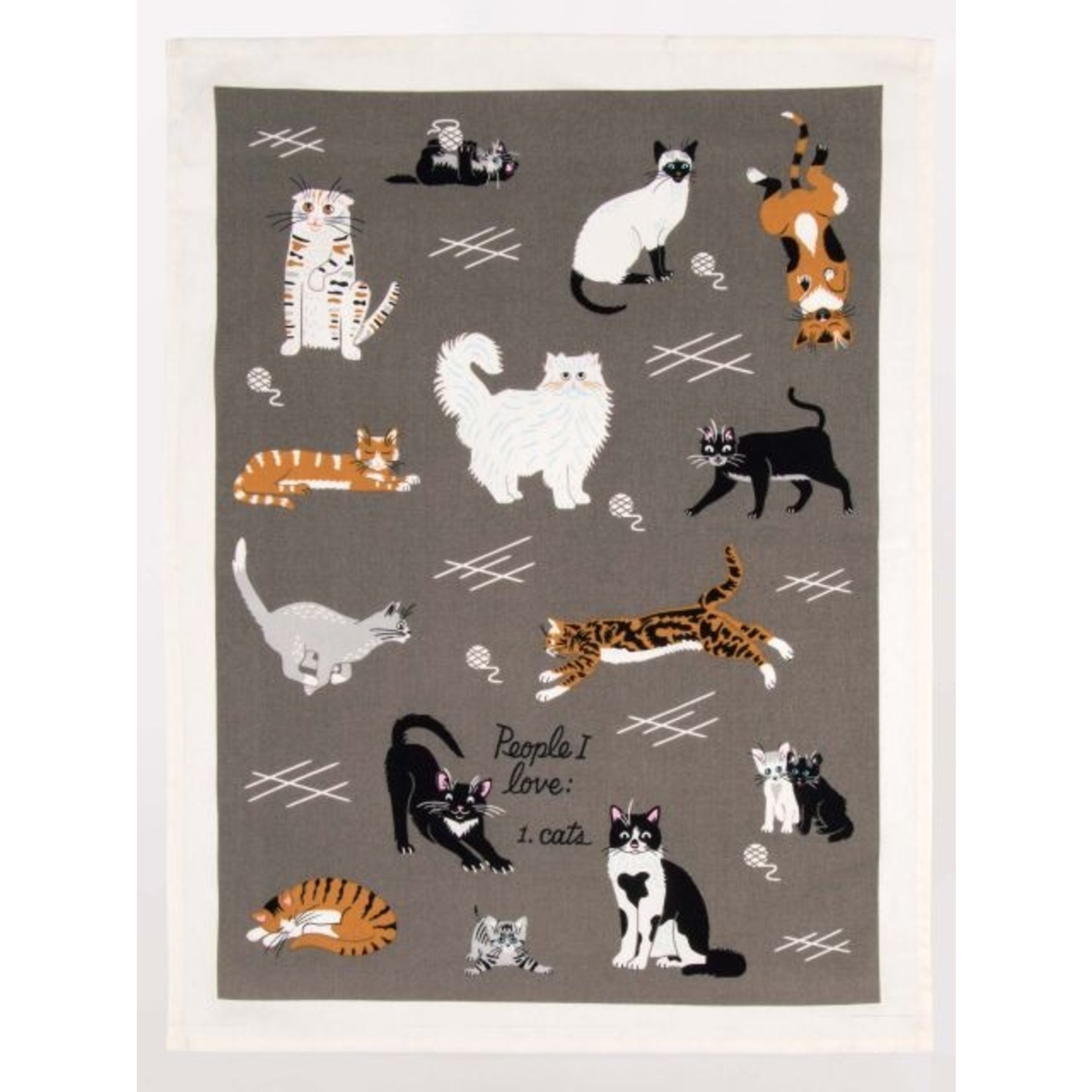 Blue Q Blue Q People I Love: Cats Dish Towel